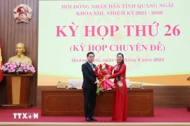 Ông Nguyễn Hoàng Giang được bầu giữ chức Chủ tịch UBND tỉnh Quảng Ngãi