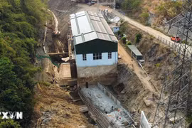 Lập biên bản, dừng việc đào đắp, đổ bêtông tại hạ nguồn suối Đắk Nông