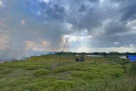 Ba công nhân bị điện giật thương vong giữa cánh đồng