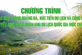 Chương trình các hoạt động quảng bá, xúc tiến du lịch và công bố quyết định công nhận Khu du lịch quốc gia Mộc Châu