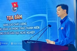 Anh Nguyễn Minh Triết-Công tác Đoàn ở trường nghề cần được đầu tư nhiều hơn nữa 