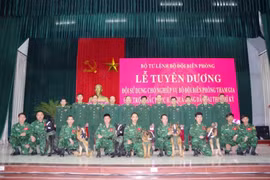 Bộ đội Biên phòng tuyên dương lực lượng cứu hộ cứu nạn vừa trở về từ Thổ Nhĩ Kỳ 