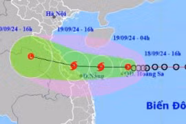 Áp thấp mạnh lên thành bão trong 12 giờ tới, tăng tốc vào miền Trung