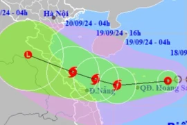 Bão số 4 hướng vào khu vực Quảng Bình - Đà Nẵng, di chuyển phức tạp, miền Trung mưa to đến 500 mm