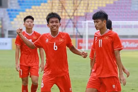 Thắng cực đậm U.16 Myanmar, U.16 Việt Nam vào bán kết Đông Nam Á với ngôi đầu bảng