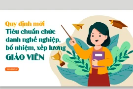 6 điểm mới về tiêu chuẩn chức danh nghề nghiệp,bổ nhiệm,xếp lương GV từ 5-2023 