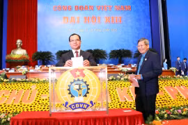 Đại hội XIII Công đoàn Việt Nam bầu 168 ủy viên Ban Chấp hành