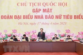 Chủ tịch Quốc hội Vương Đình Huệ: Nhà báo nữ Việt Nam luôn giữ được “Tâm sáng, lòng trong, bút sắc”, là “những bông lau bằng thép" 