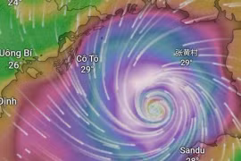 Bão số 3 giật cấp 17 áp sát Quảng Ninh-Hải Phòng, người dân không nên ra đường