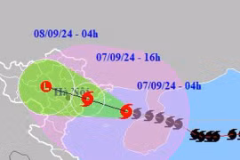 Bão số 3 giật cấp 16 đã vào vùng biển Quảng Ninh - Hải Phòng và rất nguy hiểm