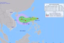Các tỉnh, thành phố theo dõi chặt diễn biến áp thấp nhiệt đới