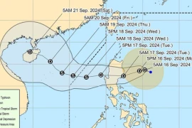 Thêm một áp thấp gần Philippines, có thể thành bão vào biển Đông