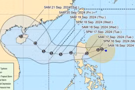 Thêm một áp thấp gần Philippines, có thể thành bão vào biển Đông