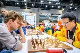 Tuyển Việt Nam cầm hòa Na Uy của 'vua cờ' Carlsen tại Olympiad