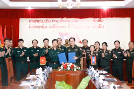 Mốc son mới trong hợp tác giữa Quân đội hai nước Lào-Việt Nam