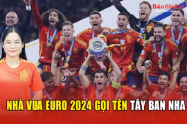 Nhà vua Euro 2024 gọi tên Tây Ban Nha
