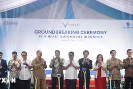 Vinfast khởi công nhà máy lắp ráp xe điện mới tại Indonesia