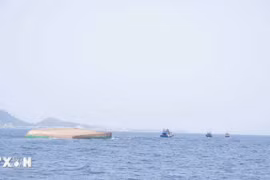 Vụ chìm sà lan ở vùng biển Lý Sơn: Tìm thấy thêm một thi thể nạn nhân