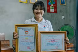 Cô gái bị bệnh K vẫn miệt mài làm thiện nguyện