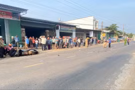 1 phụ nữ bị xe tải tông tử vong tại chỗ