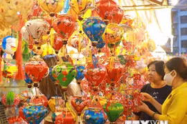 Thành phố Hồ Chí Minh: Phố lồng đèn nhộn nhịp đón Trung thu