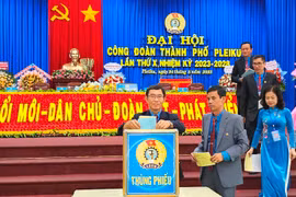 Đại hội Công đoàn cơ sở nhiệm kỳ 2023-2028: Gia Lai vượt tiến độ so với toàn quốc 