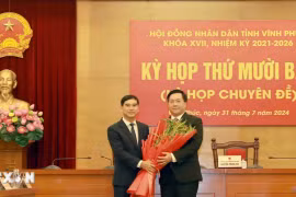 Ông Trần Duy Đông được bầu giữ chức Chủ tịch UBND tỉnh Vĩnh Phúc