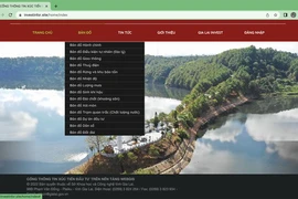 Quảng bá thông tin xúc tiến đầu tư trên nền tảng webGIS