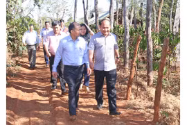 Xây dựng Thơh Ga B thành làng điểm nông thôn mới