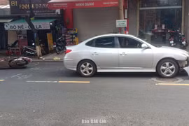 Người phụ nữ bị ô tô cán qua người, nghi tài xế đạp nhầm chân ga