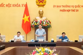 Khai mạc phiên họp thứ 25 Ủy ban Thường vụ Quốc hội
