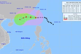 Trong 24 giờ tới, bão Koinu sẽ vào Biển Đông