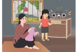 Chiếc máy cassette cũ