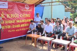 Khởi công “Nhà Đại đoàn kết” cho gia đình có công với cách mạng tại huyện Chư Păh