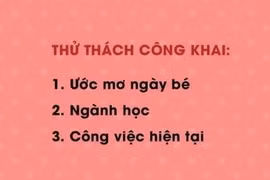 'Trend' công khai ước mơ thời bé và công việc hiện tại phủ sóng mạng xã hội