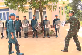 Xây dựng lực lượng dân quân thường trực vững mạnh nơi biên giới