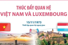 [Infographics] Thúc đẩy quan hệ giữa Việt Nam và Luxembourg