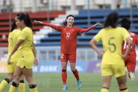 Tuyển nữ Việt Nam thắng đậm Malaysia ở trận ra quân SEA Games 32 