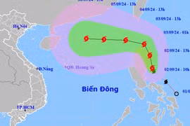 Bão Yagi khả năng mạnh lên giật cấp 15, có ảnh hưởng tới đất liền nước ta?