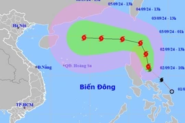 Bão Yagi khả năng mạnh lên giật cấp 15, có ảnh hưởng tới đất liền nước ta?