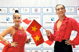 Cặp đôi Việt Nam lọt Top 50 đôi dancesport xuất sắc nhất thế giới