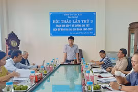 Hội thảo góp ý dự thảo “Lịch sử Báo Gia Lai giai đoạn 1947-2022" 