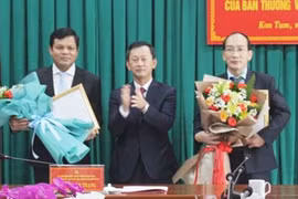 Điều động, bổ nhiệm, chỉ định 2 cán bộ Thường vụ Tỉnh ủy giữ chức vụ mới