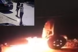 Mâu thuẫn trong làm ăn, thuê người đốt ôtô đối thủ