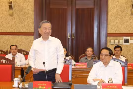 Tổng Bí thư, Chủ tịch nước phát biểu tại cuộc họp Tiểu ban Văn kiện Đại hội XIV