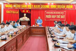 Ban Chỉ đạo phòng-chống tham nhũng, tiêu cực tỉnh Gia Lai họp phiên thứ 7