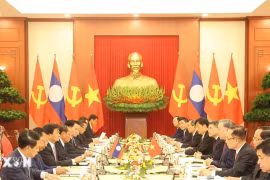 Tổng Bí thư, Chủ tịch nước Tô Lâm hội đàm với Tổng Bí thư, Chủ tịch nước Lào