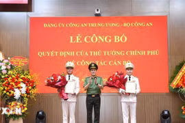 Bộ Công an trao quyết định bổ nhiệm chức vụ đối với hai Thứ trưởng