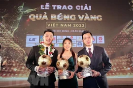 Tiền đạo Văn Quyết, Huỳnh Như giành Quả bóng vàng Việt Nam 2022 