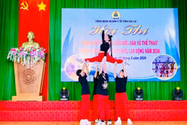 Sôi nổi hội thi dân vũ thể thao ngành Y tế